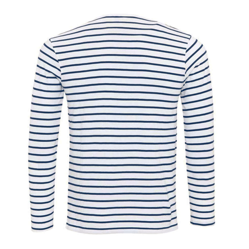Varen | Gestreiftes Henley Langarmshirt