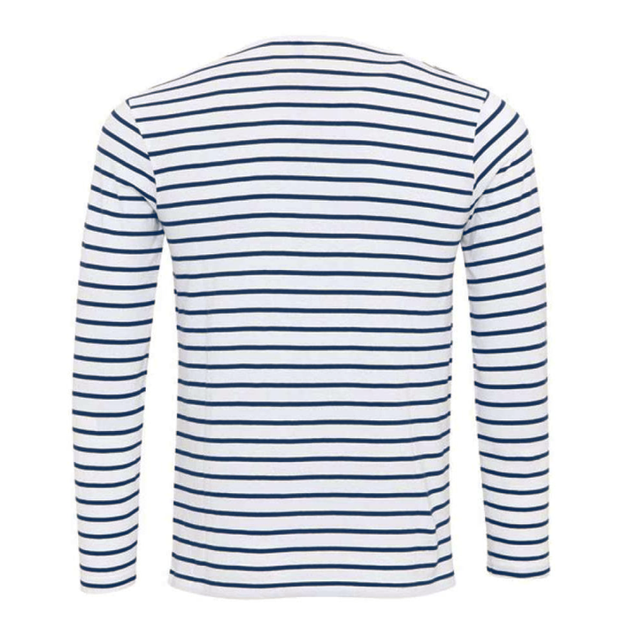 Varen | Gestreiftes Henley Langarmshirt