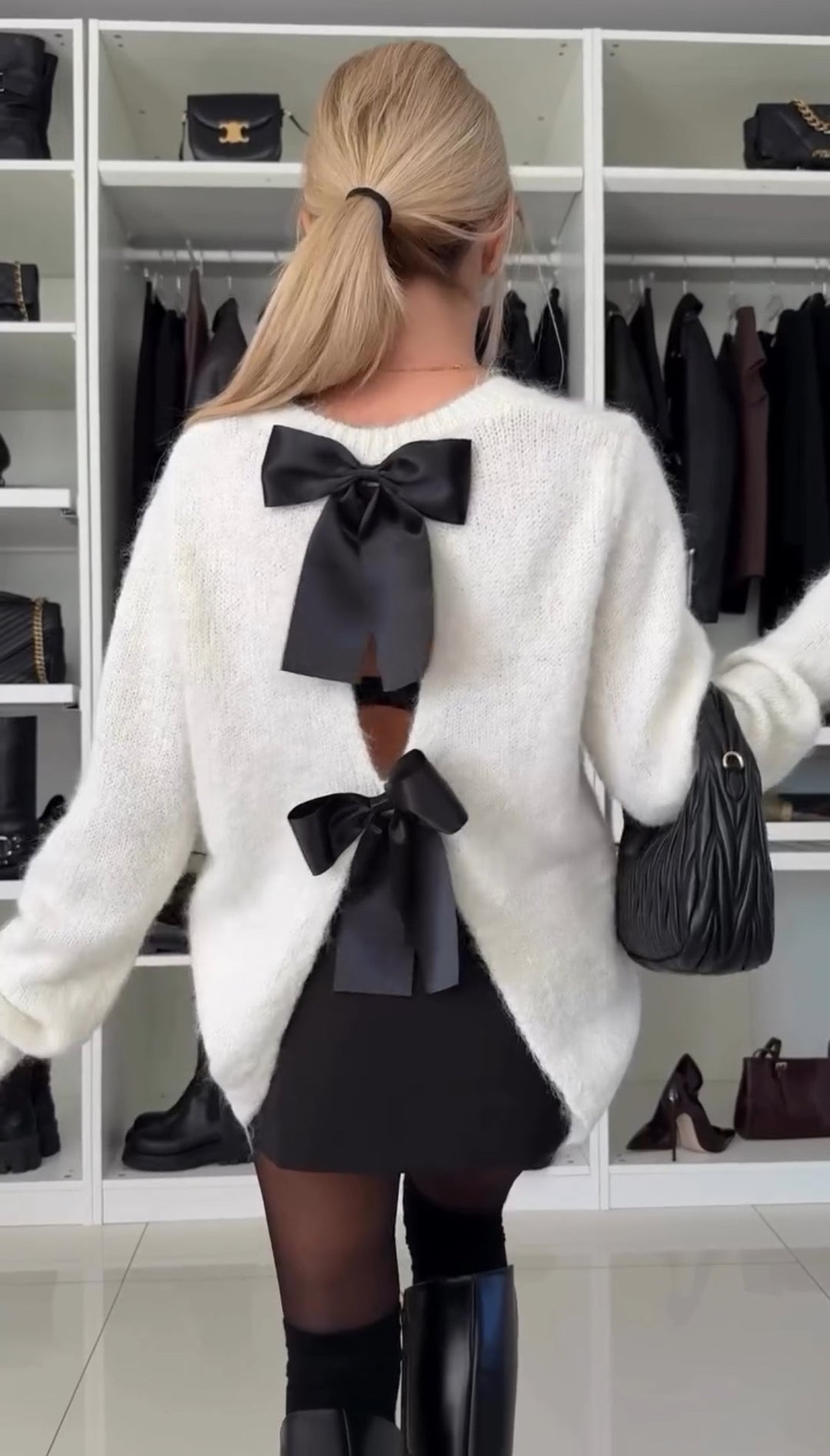 Talena | Pullover mit Schleifchen
