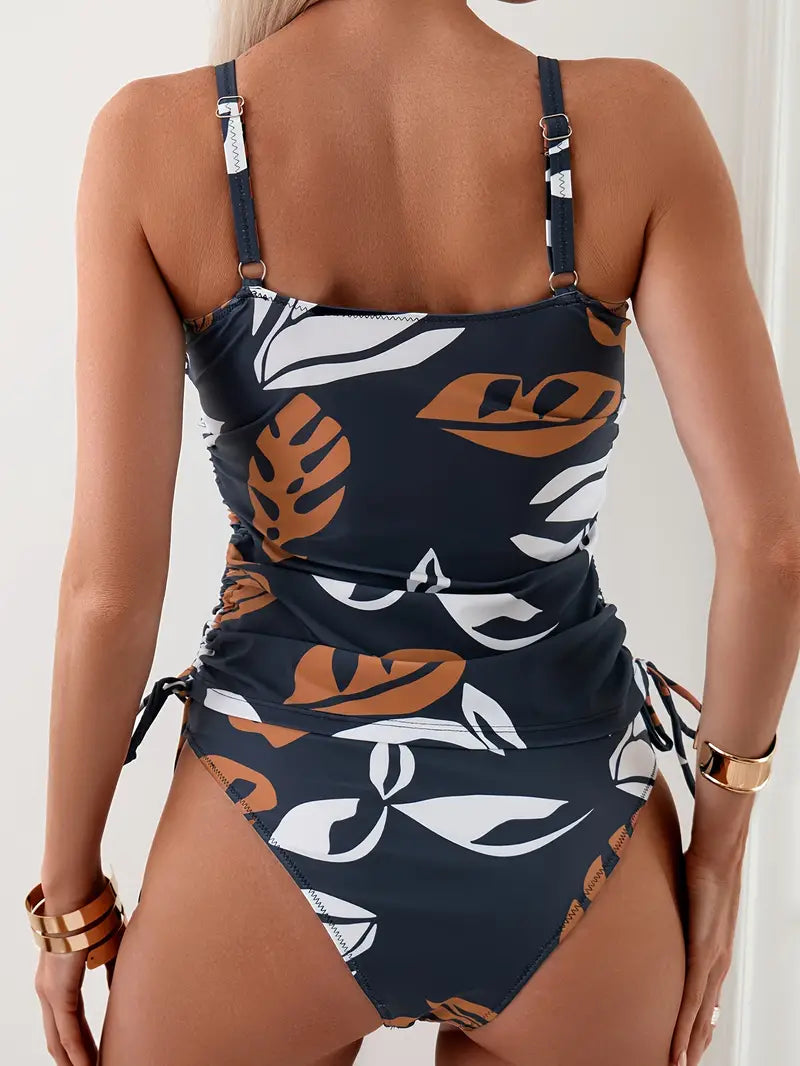 Geraldine | Tankini mit Tropenprint