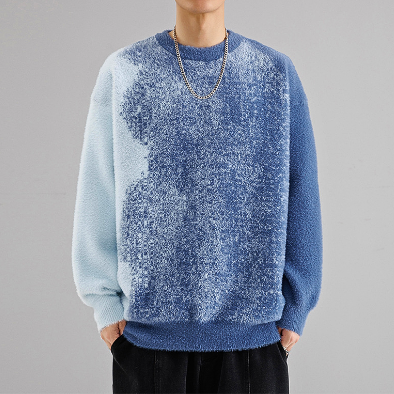 Lioran | Pixel-Strickpullover Unisex