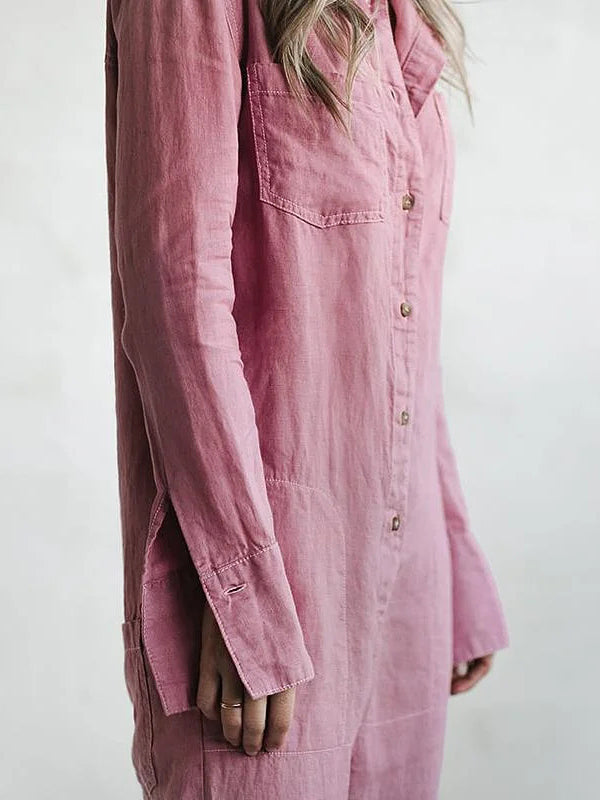 Annah | Jumpsuit mit langen Ärmeln