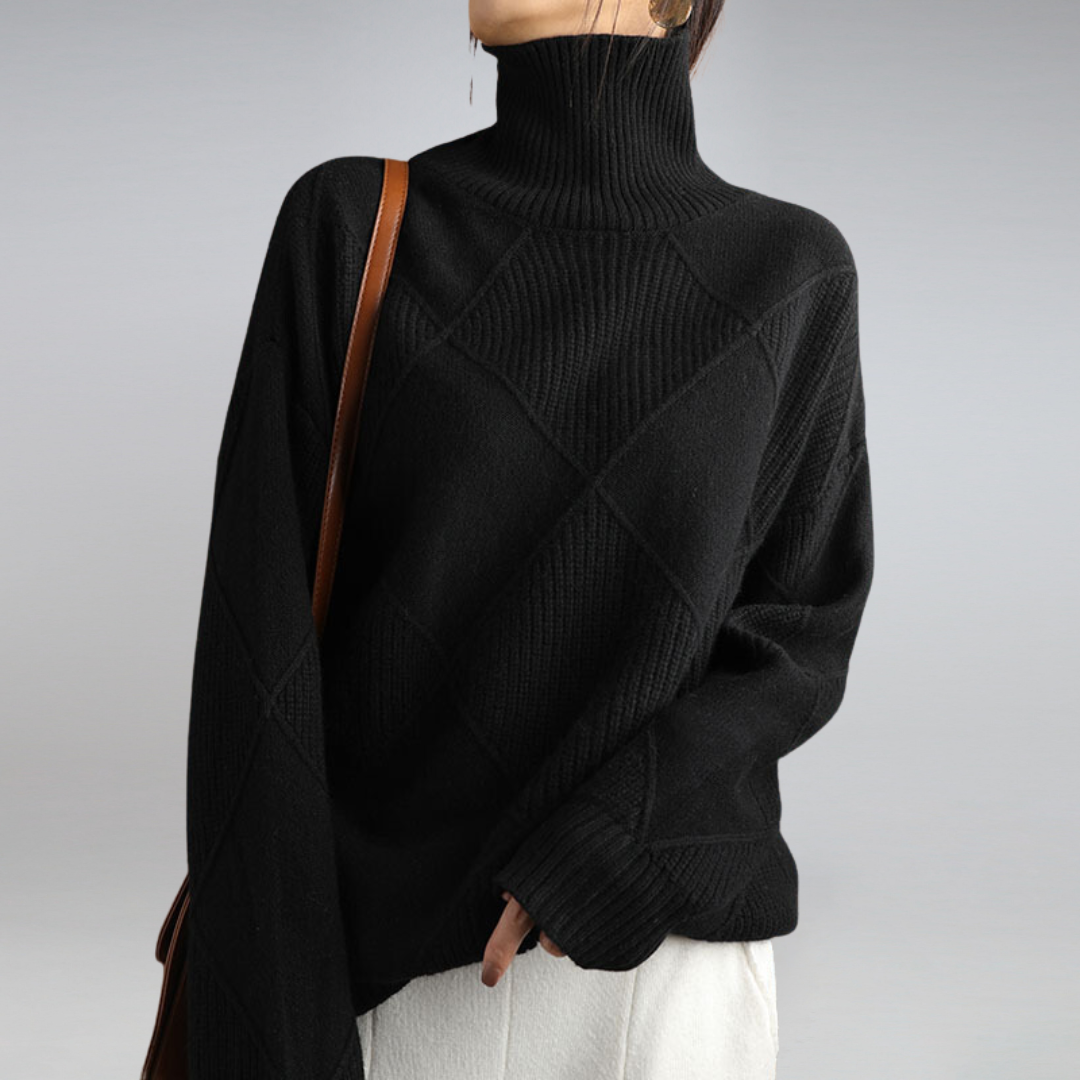 Evleen | Luxuriöser Rollkragenpullover