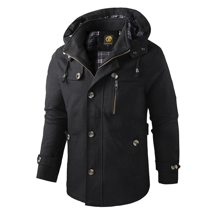 Gwydion | Herren Winterjacke mit Kapuze