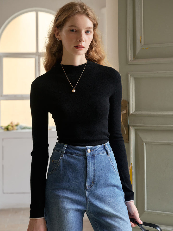 Trude | Slim Fit Wollpullover