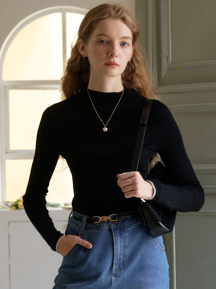 Trude | Slim Fit Wollpullover