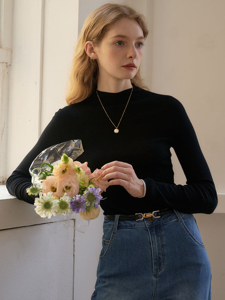 Trude | Slim Fit Wollpullover