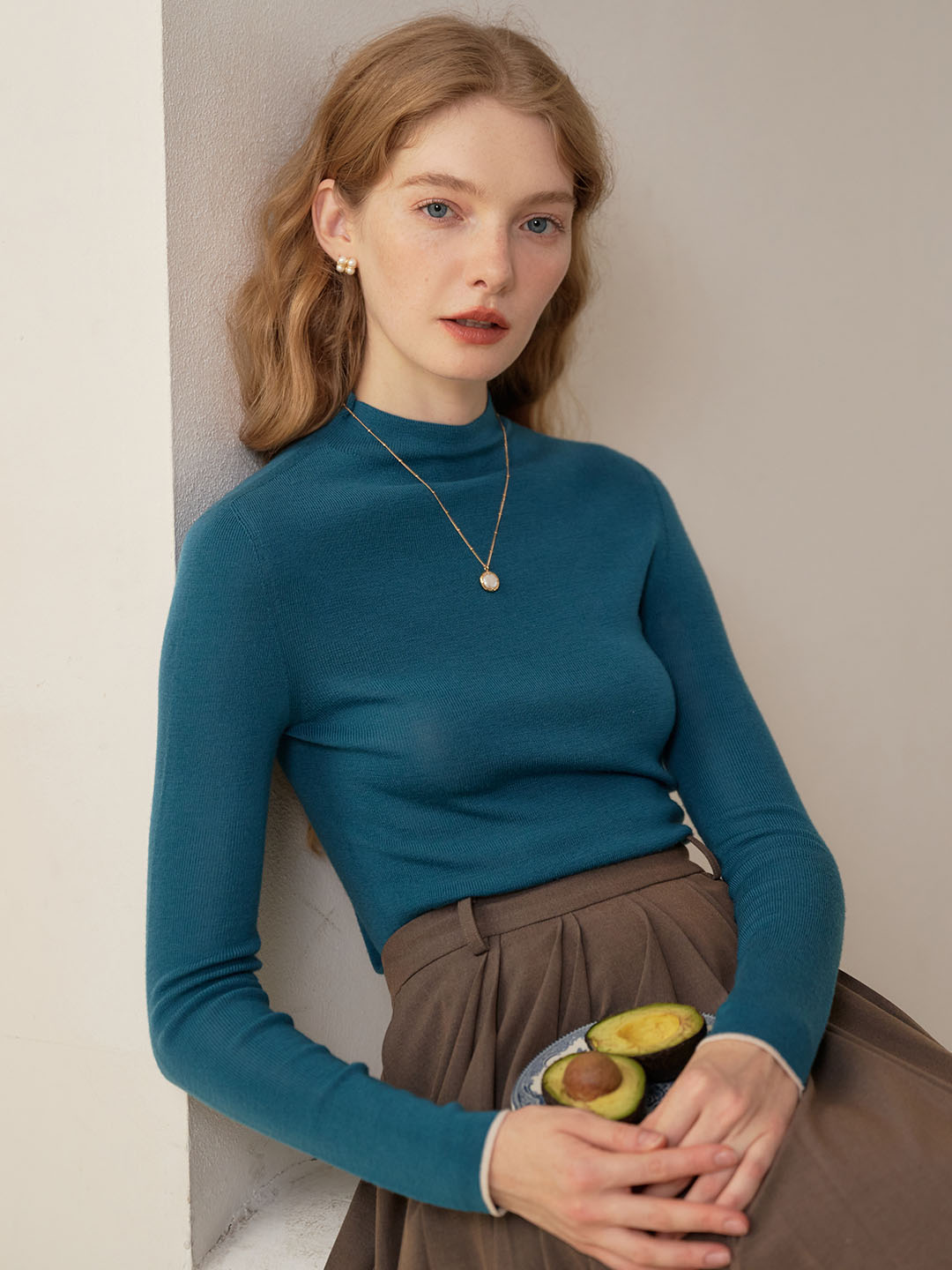 Trude | Slim Fit Wollpullover