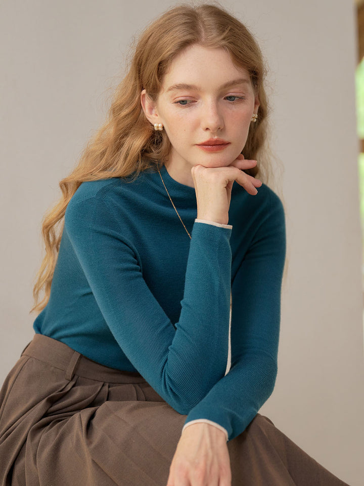 Trude | Slim Fit Wollpullover