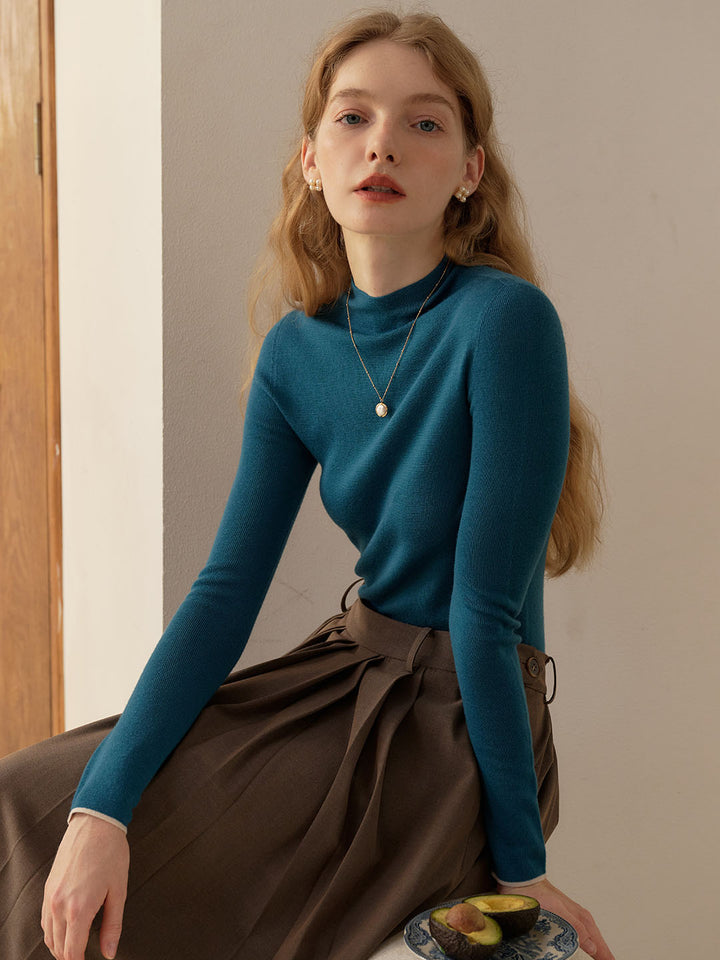 Trude | Slim Fit Wollpullover