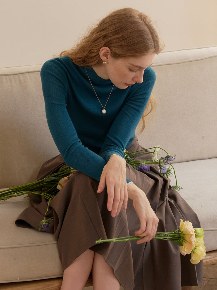 Trude | Slim Fit Wollpullover