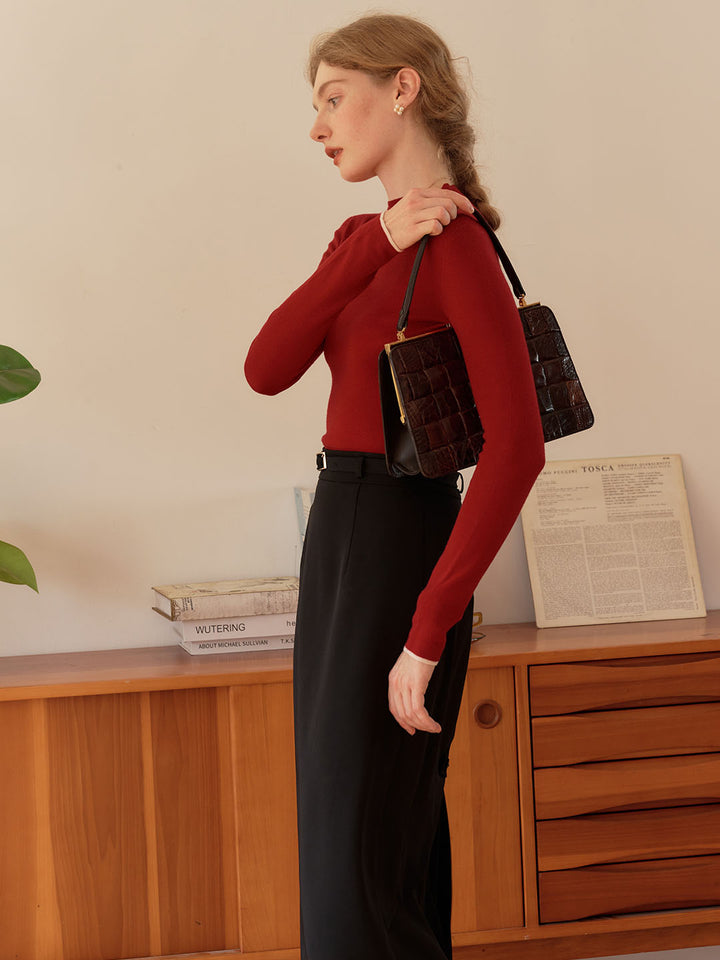 Trude | Slim Fit Wollpullover