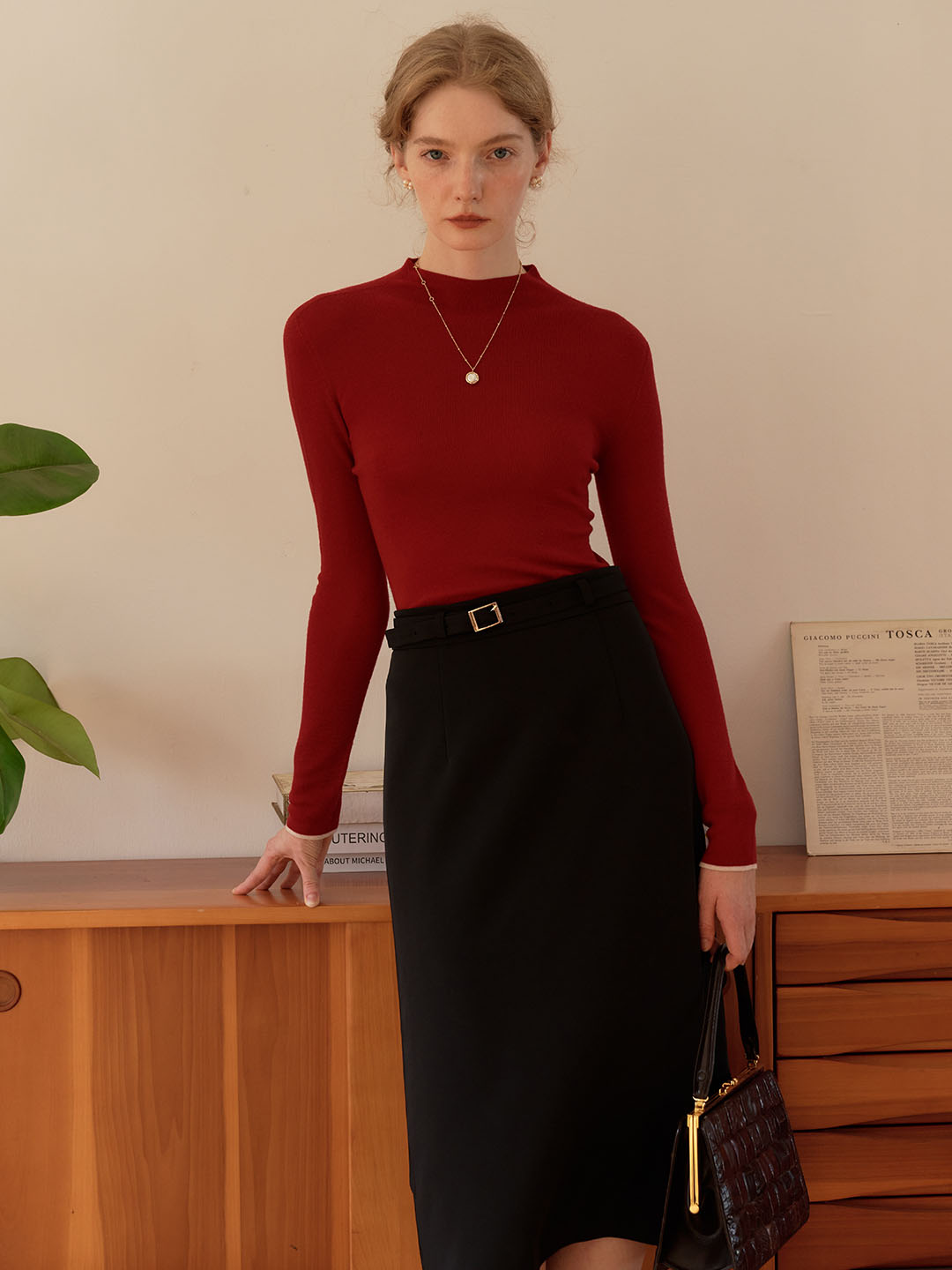 Trude | Slim Fit Wollpullover