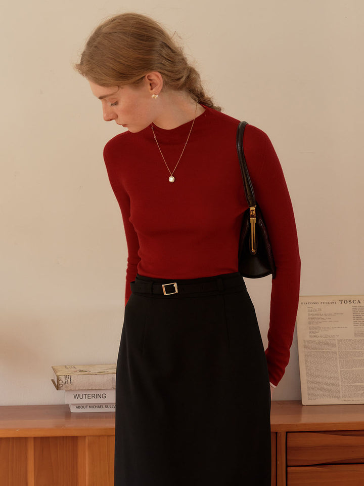 Trude | Slim Fit Wollpullover