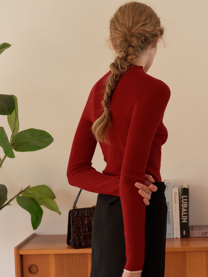 Trude | Slim Fit Wollpullover