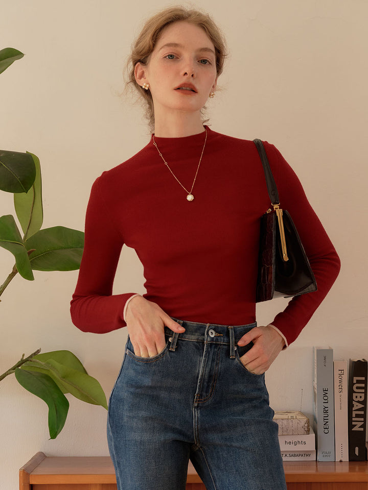 Trude | Slim Fit Wollpullover