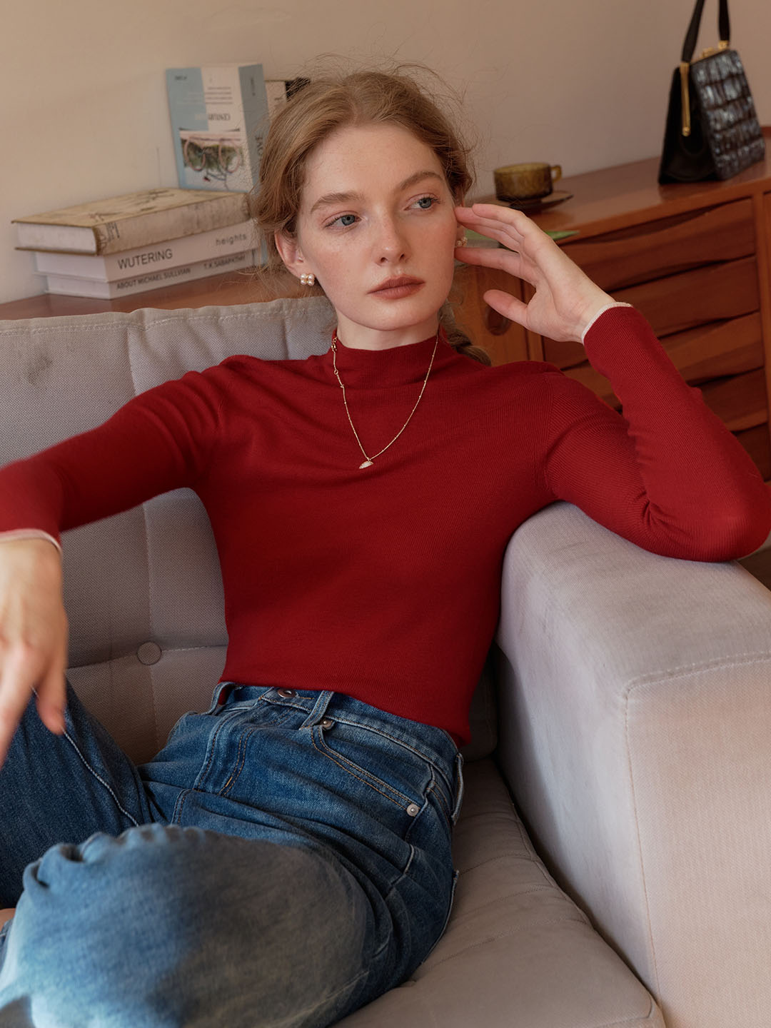 Trude | Slim Fit Wollpullover
