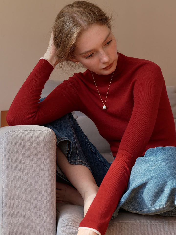 Trude | Slim Fit Wollpullover