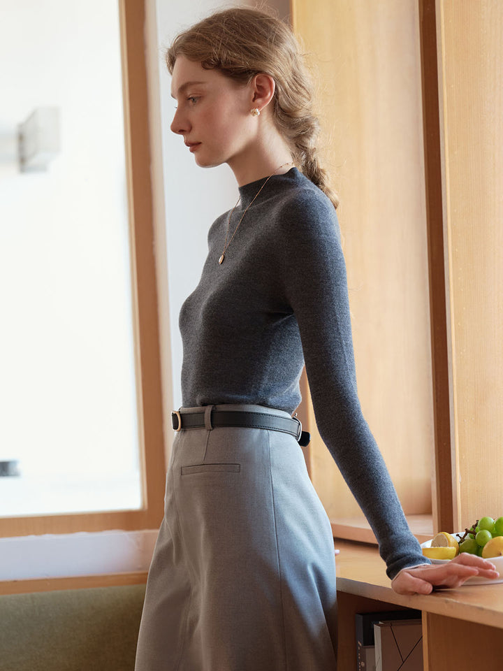 Trude | Slim Fit Wollpullover