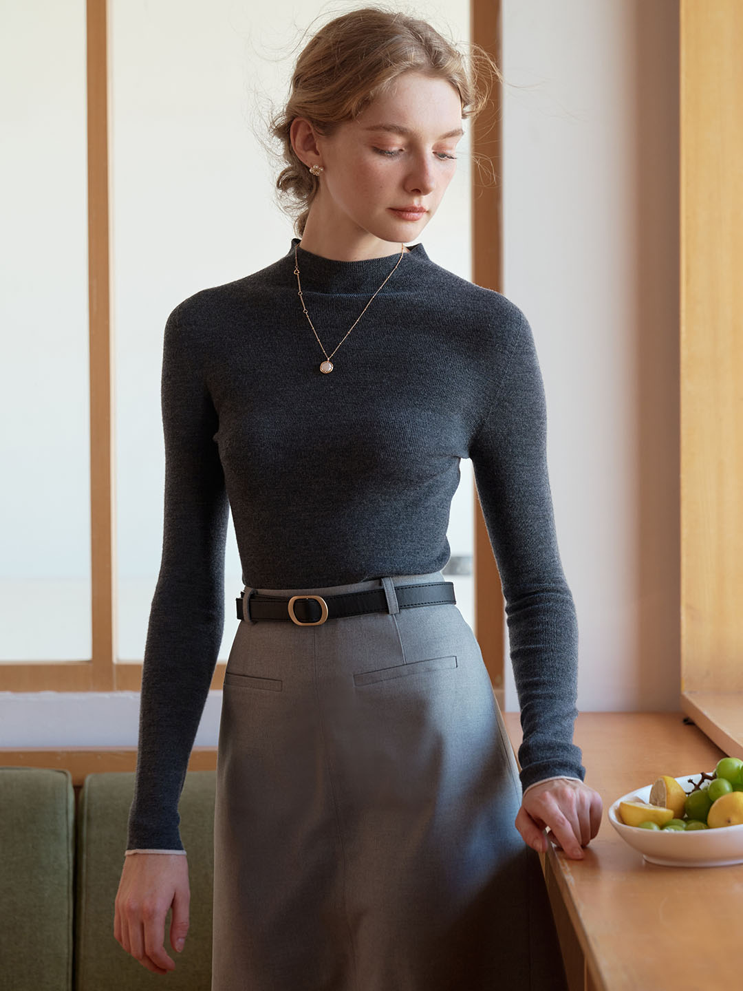 Trude | Slim Fit Wollpullover