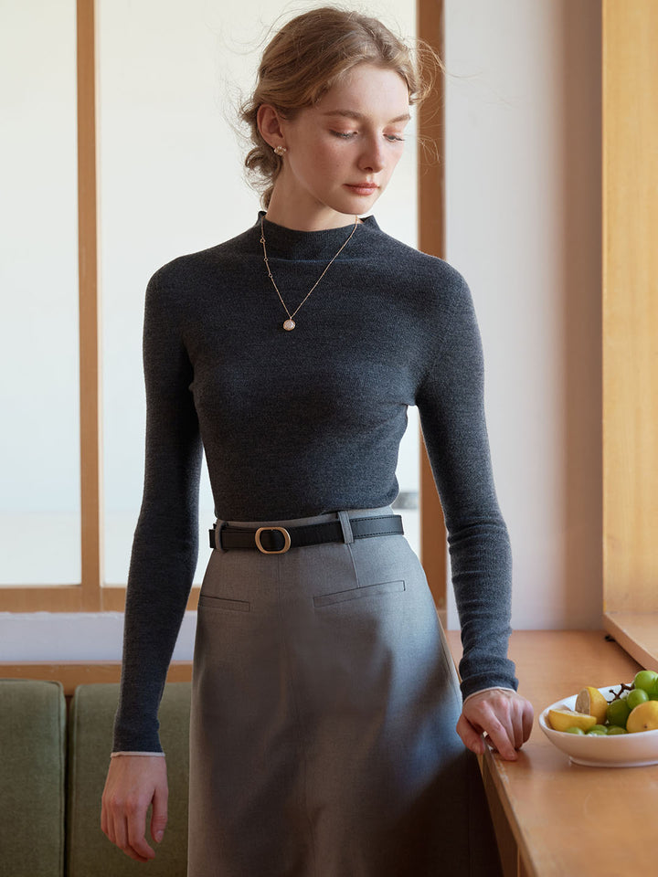 Trude | Slim Fit Wollpullover