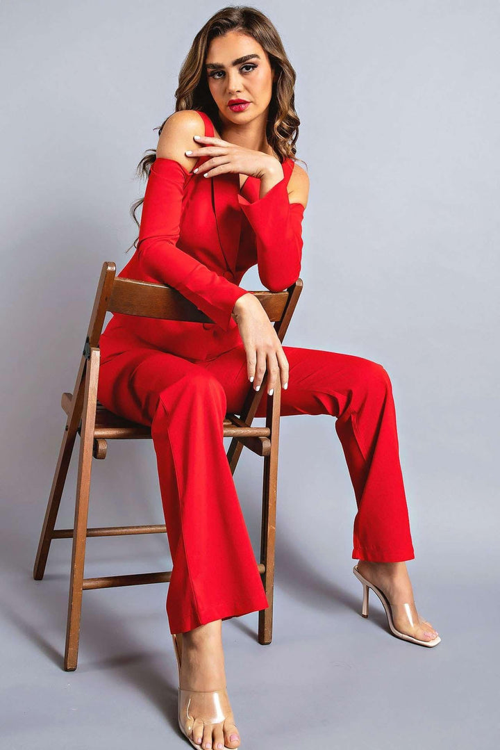 Vionnet | Damen Anzug Set mit Cut-Out Ärmeln