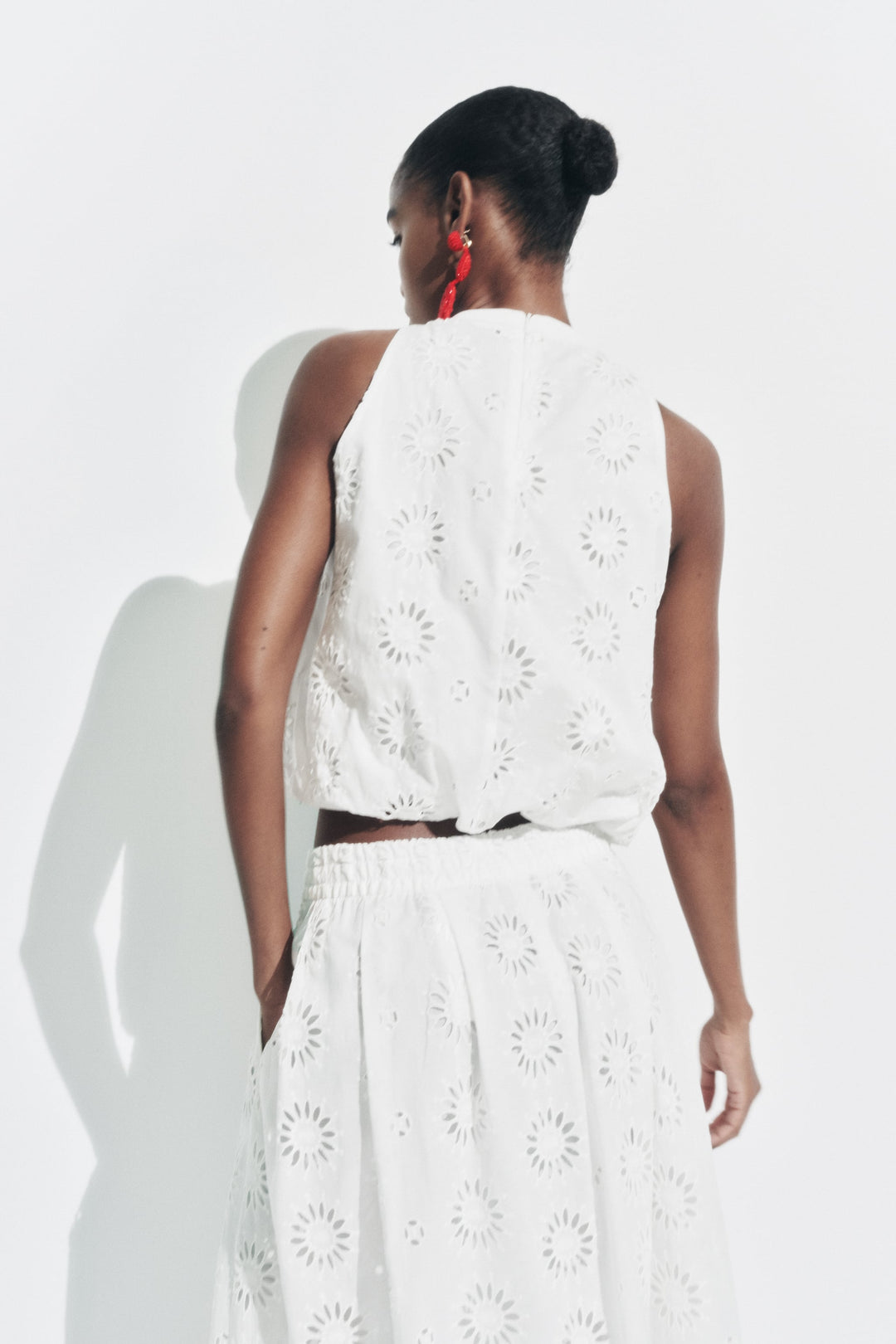 Ivindra | Besticktes Sommer-Set mit Spitze