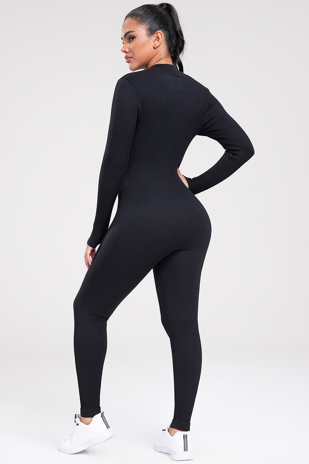 Marelda | Figurbetonter Reißverschluss-Jumpsuit