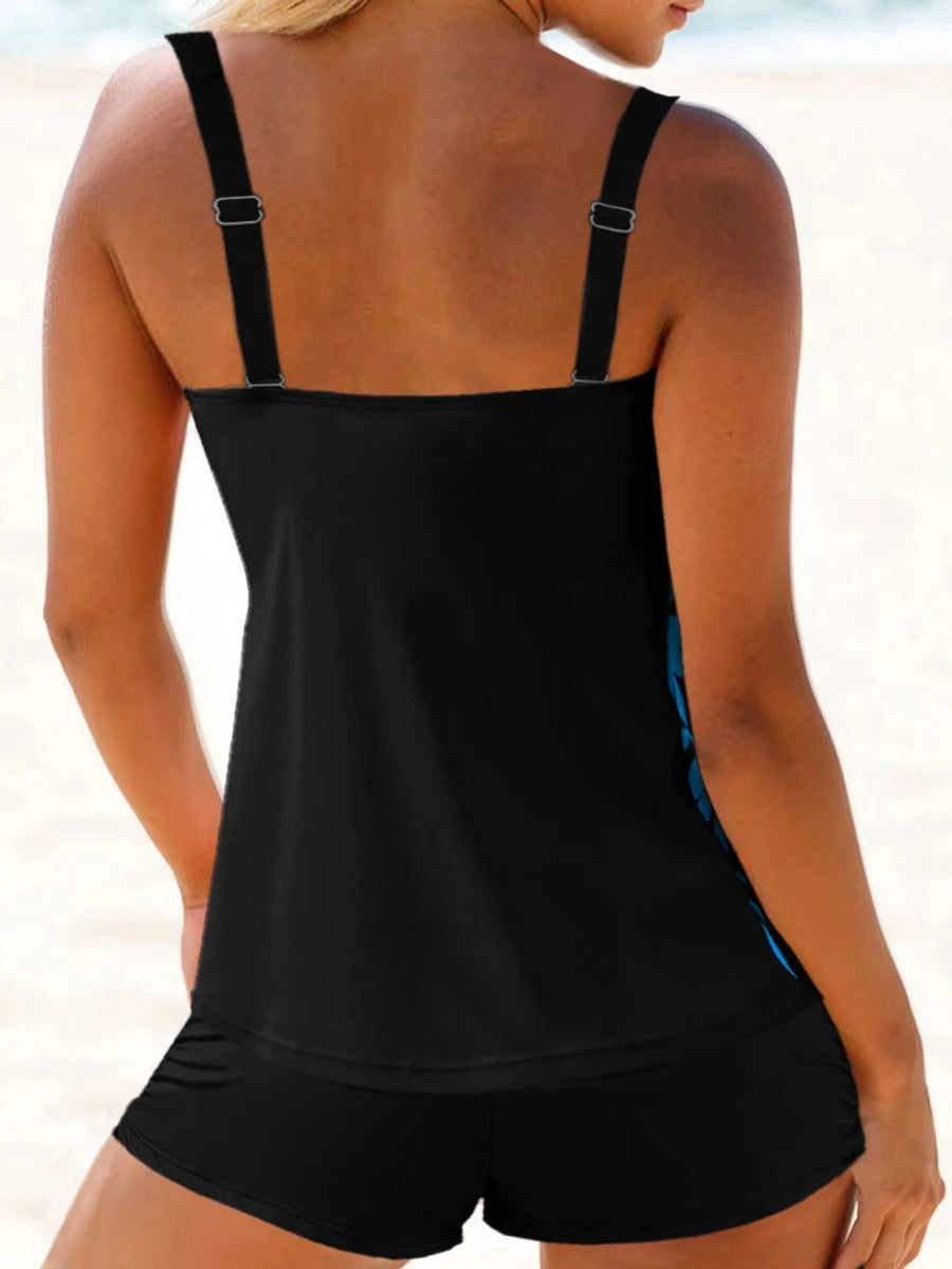 Quindara | Tankini mit Blätterprint Damen