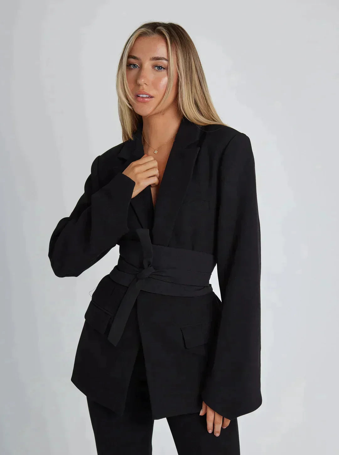 Catinka | Blazer mit Gürtel