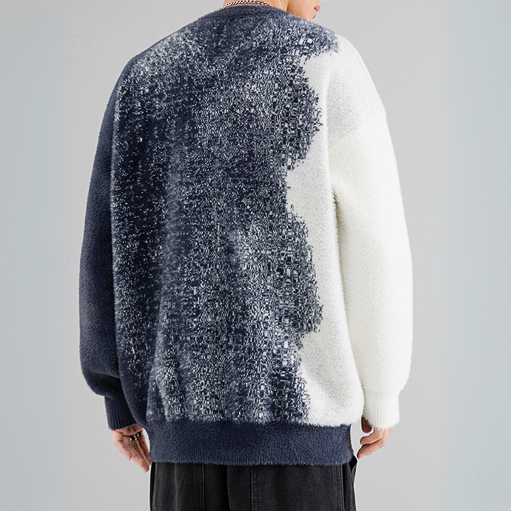 Lioran | Pixel-Strickpullover Unisex