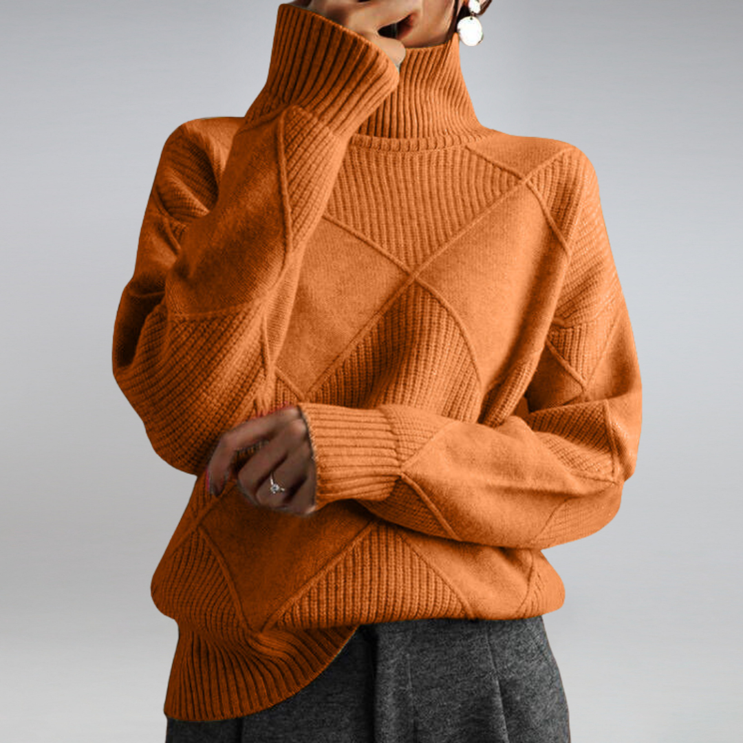 Evleen | Luxuriöser Rollkragenpullover