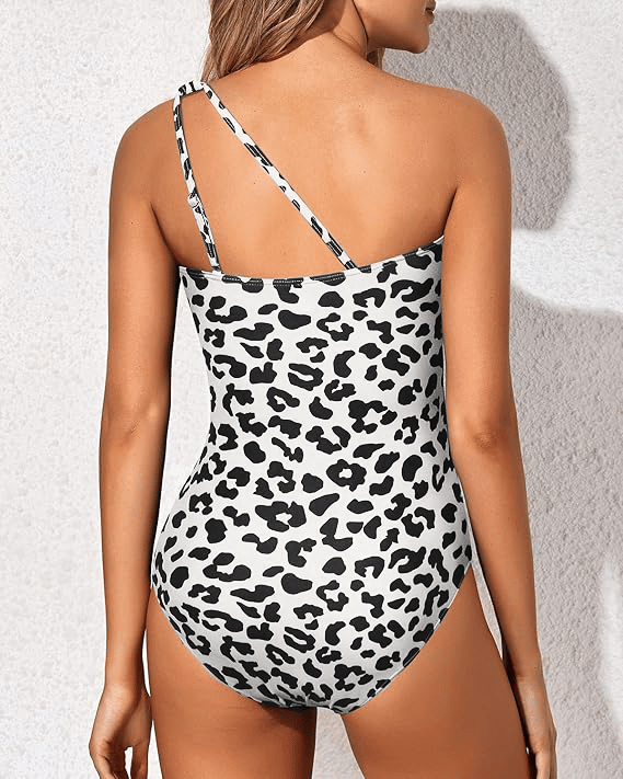 Imie | Figurformender Badeanzug One-Shoulder