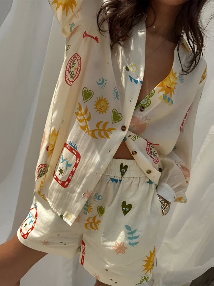 Viara | Luftiges Lounge-Set Damen