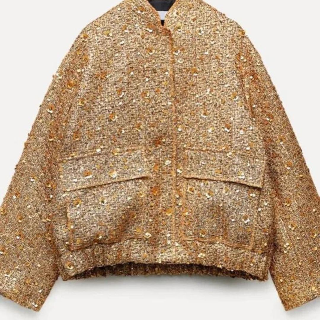 Alene | Strukturiert schicker Bouclé mit Taschen vorne
