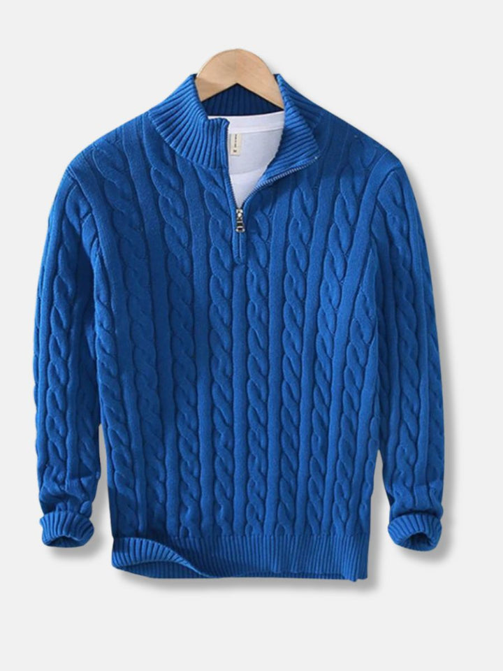 Kaemon | Herren Pullover mit Reißverschluss