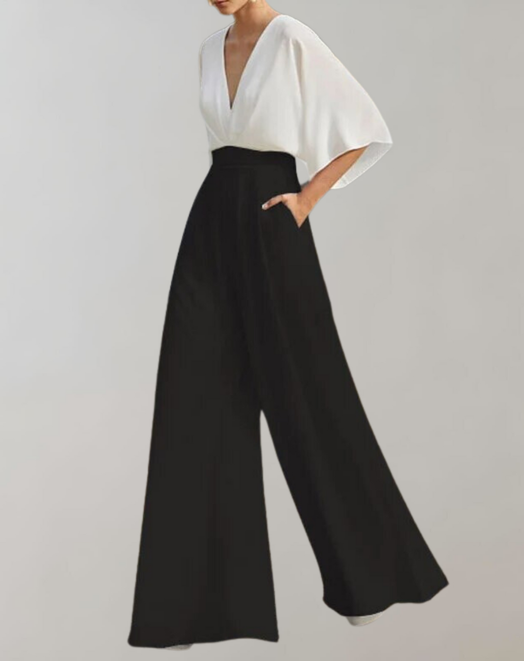 Eilidh | Eleganter Jumpsuit mit weitem Bein