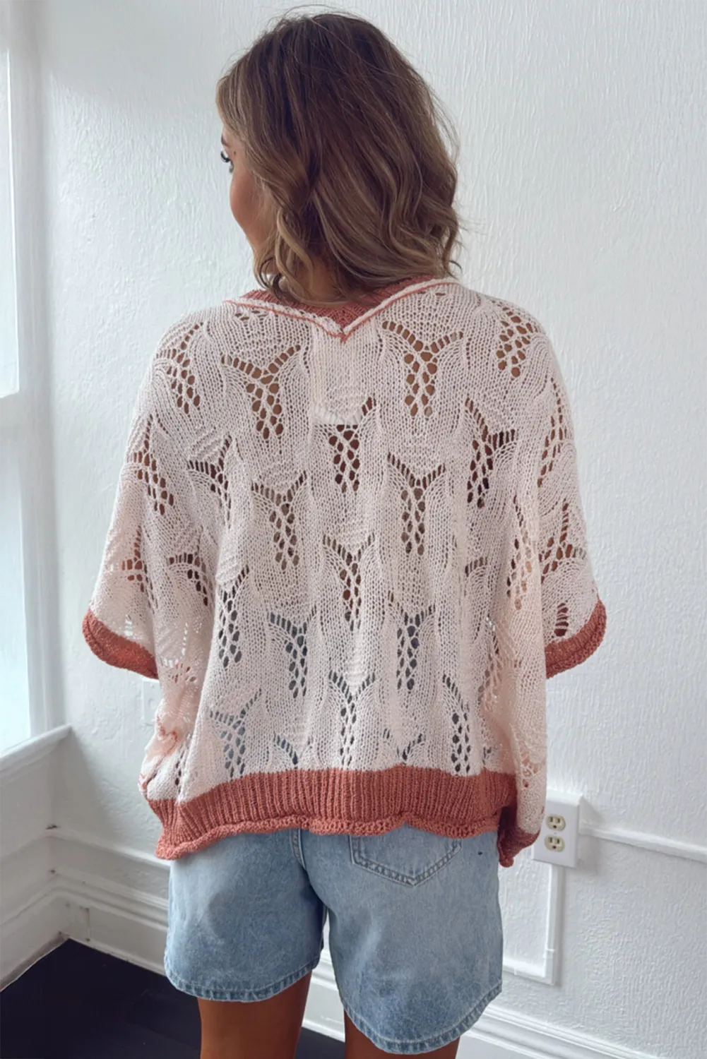 Irelia | Häkelpullover mit Stickerei Damen