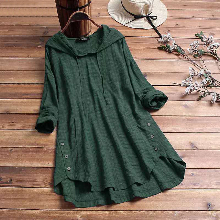 Vignette | Ternetbluse mit Kapuze