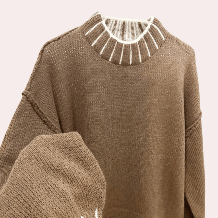 Aldys | Klassischer Rollkragenpullover für Frauen