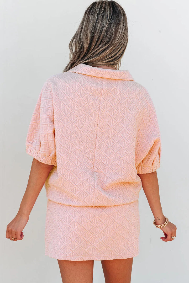 Ulissa | Chic gestreiftes Rock-Set