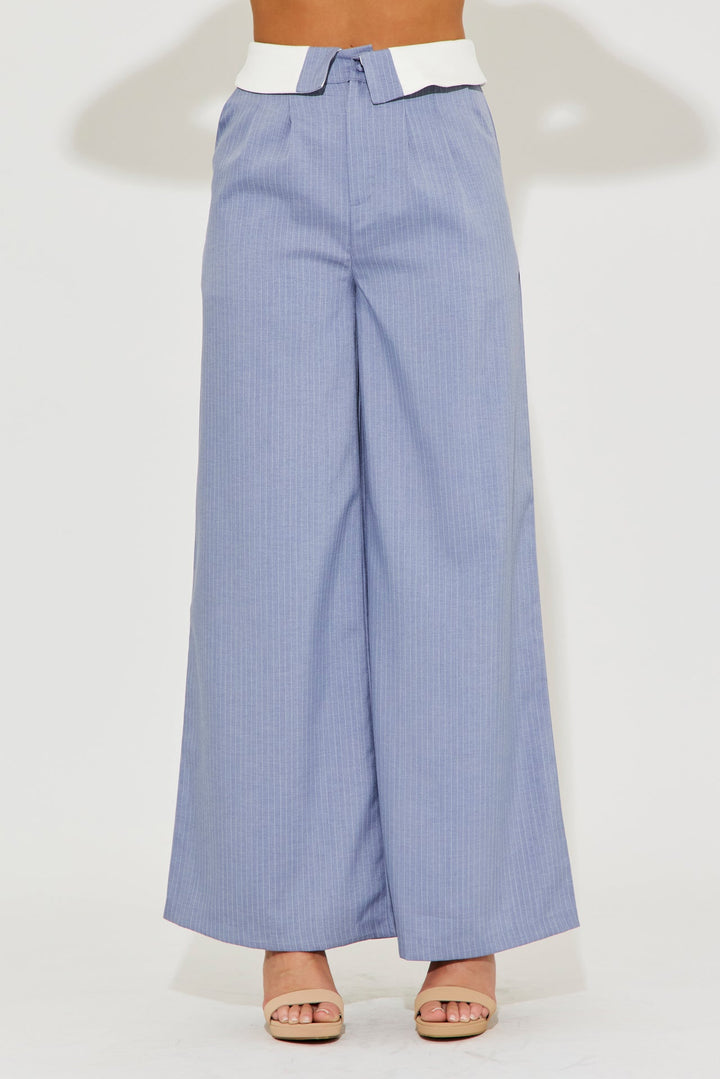 Winara | Gestreiftes Weste-und-Hose-Set