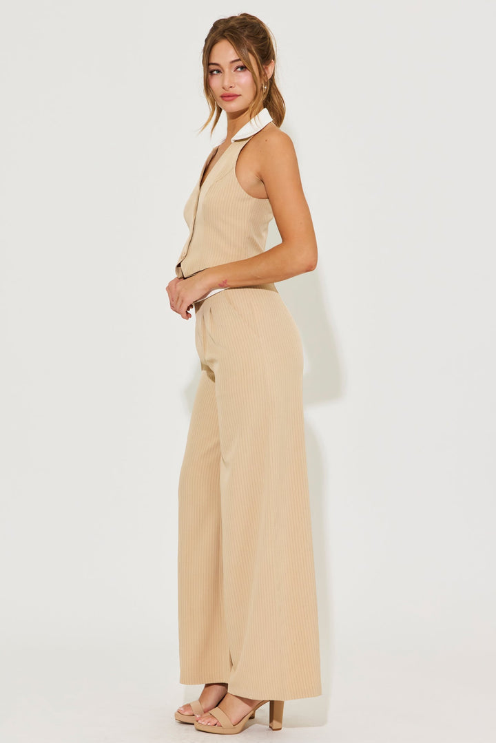 Winara | Gestreiftes Weste-und-Hose-Set