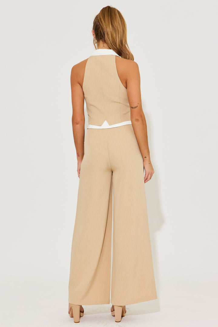 Winara | Gestreiftes Weste-und-Hose-Set