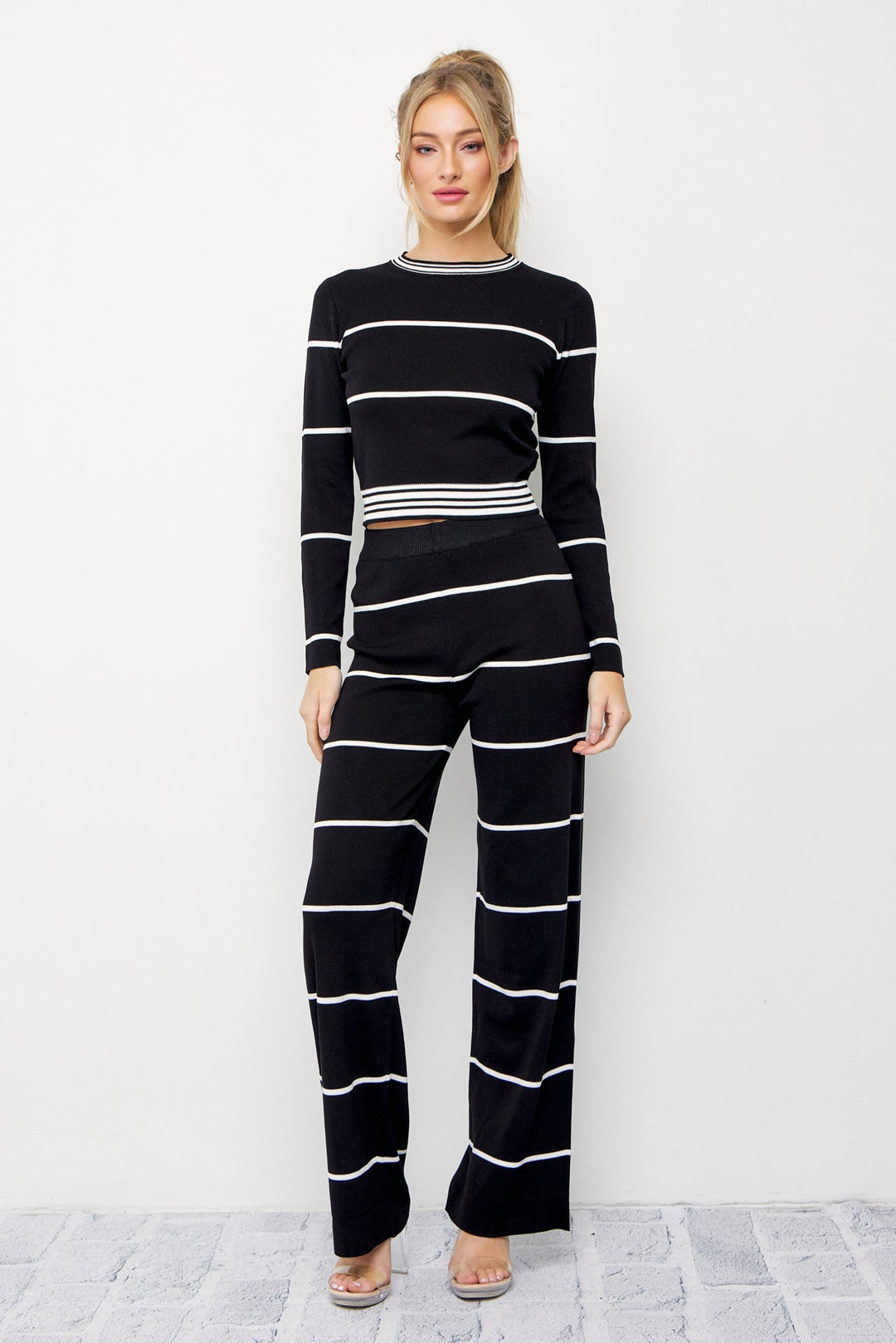 Rosamere | Gestreiftes Lounge Set Damen