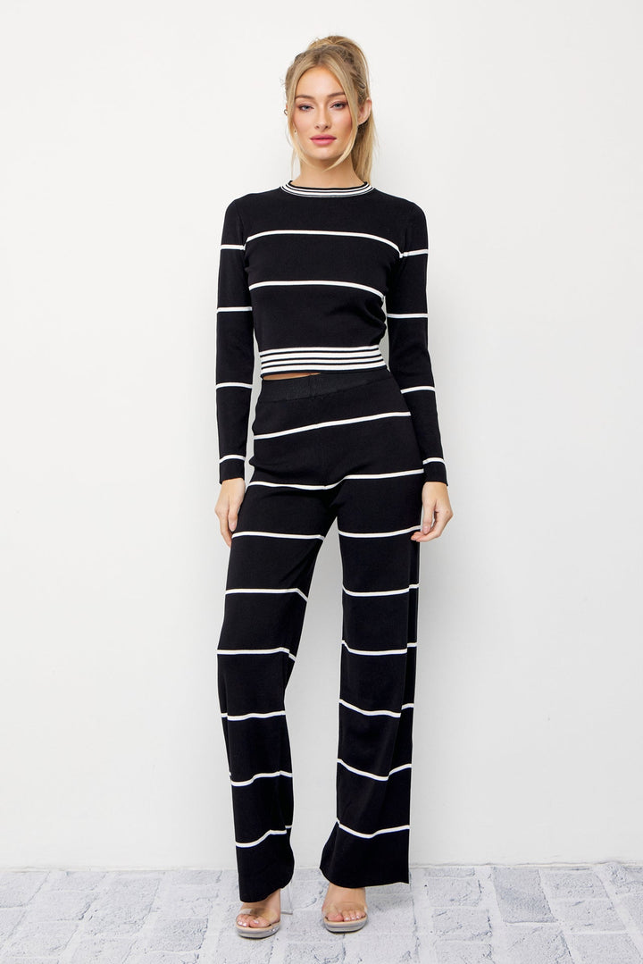 Rosamere | Gestreiftes Lounge Set Damen
