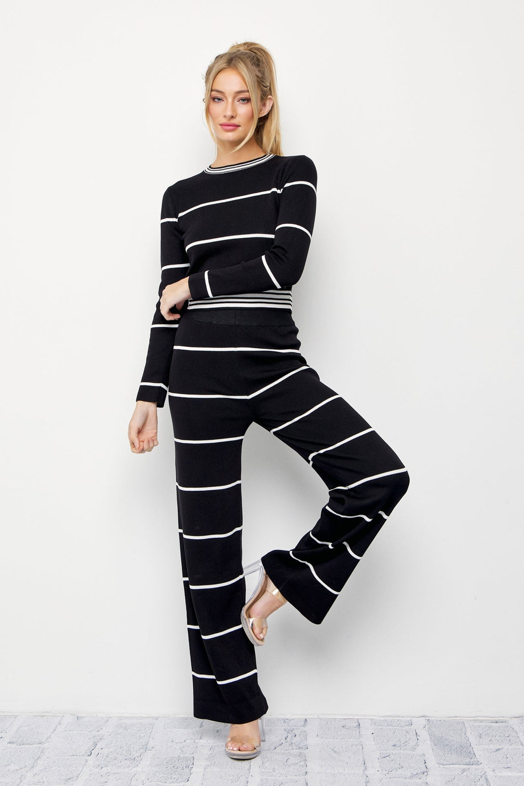 Rosamere | Gestreiftes Lounge Set Damen