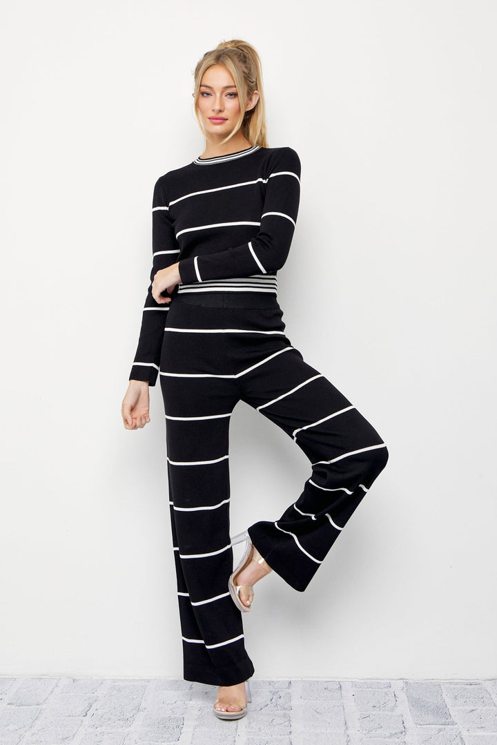 Rosamere | Gestreiftes Lounge Set Damen