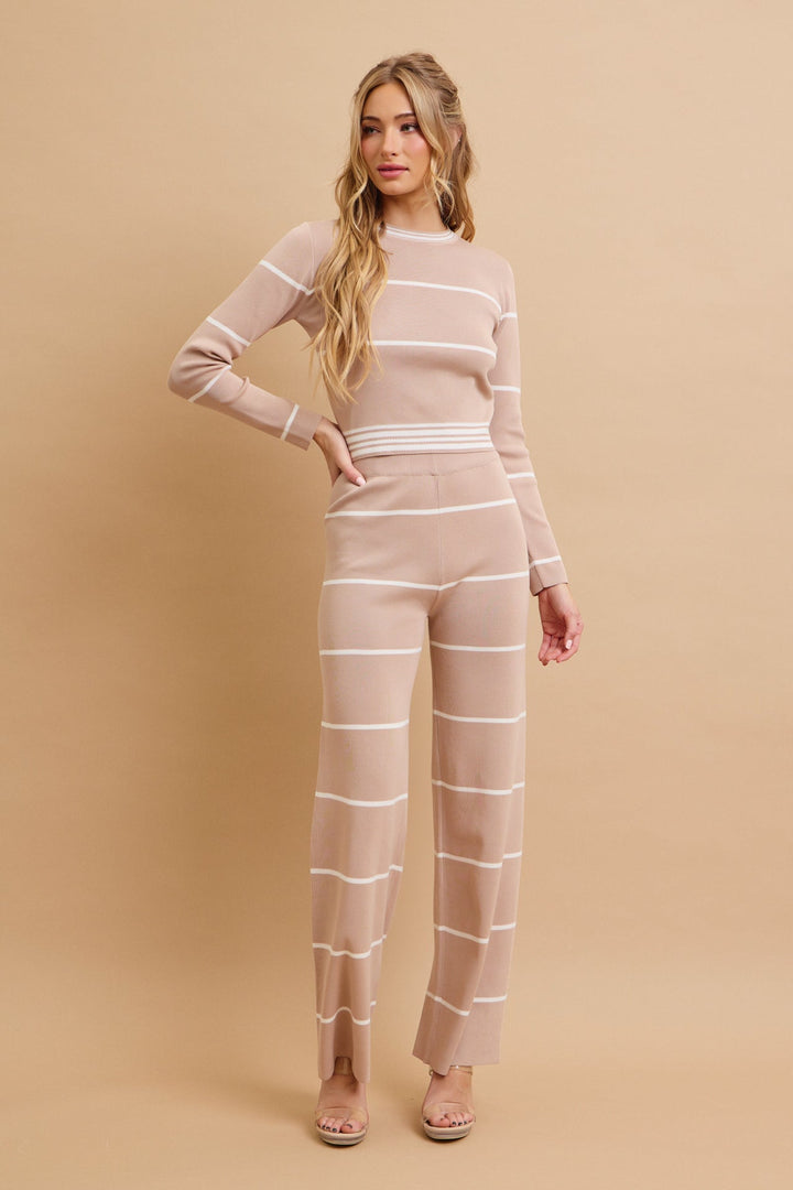 Rosamere | Gestreiftes Lounge Set Damen