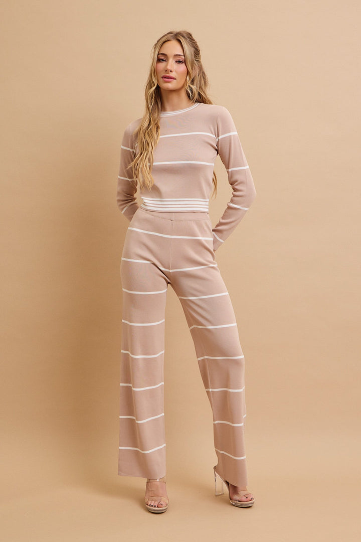 Rosamere | Gestreiftes Lounge Set Damen